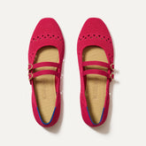 The Double Buckle Mary Jane - Rouge Crochet