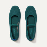 The ReVelvet™ Max Square Mary Jane - ReVelvet™ Everglade