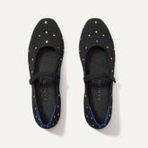 The Square Mary Jane - Studded Black