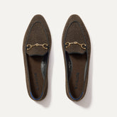 The ReVelvet™ Double Bit Loafer - ReVelvet™ Dark Herringbone