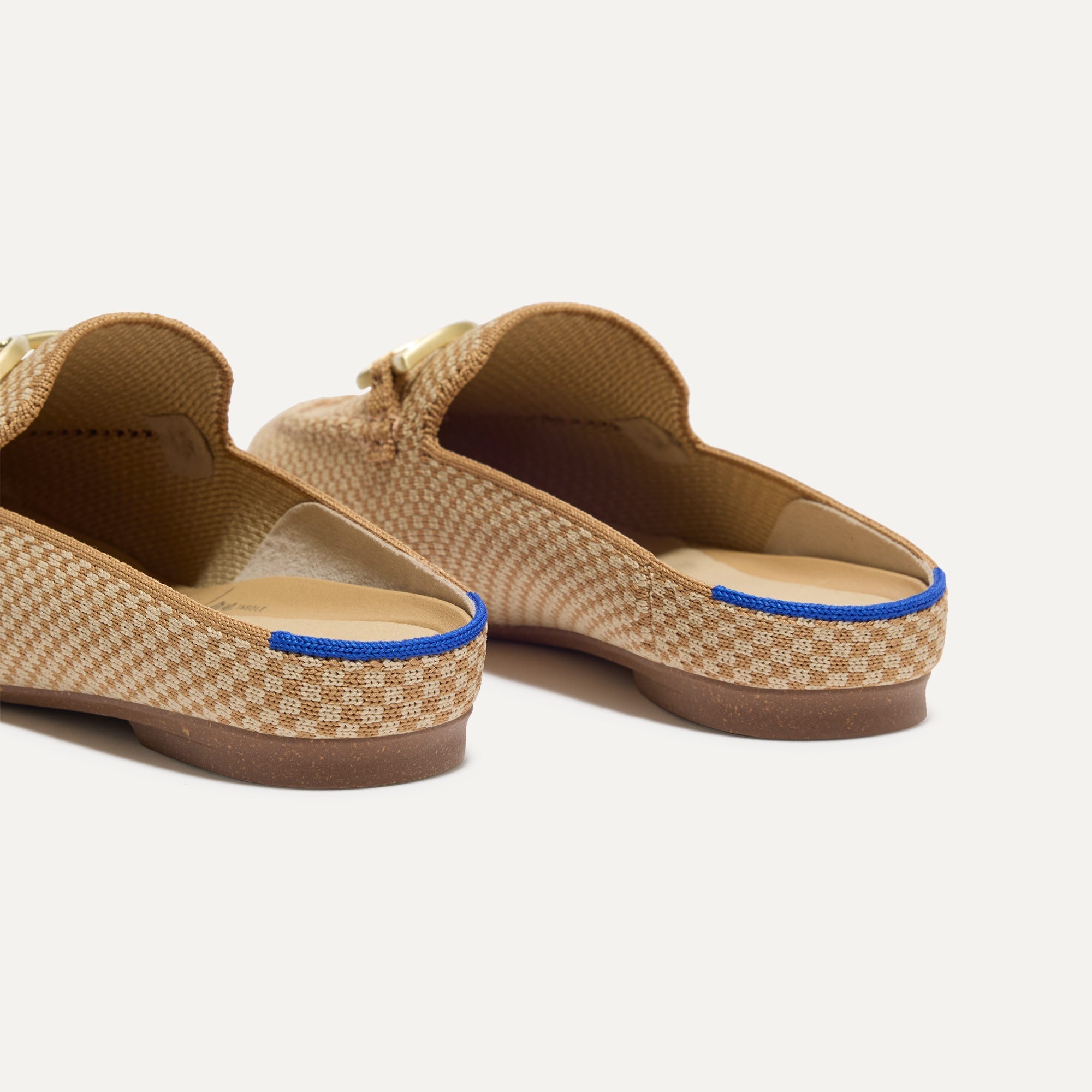 The Double Bit Loafer Mule - Waffle Micro Check