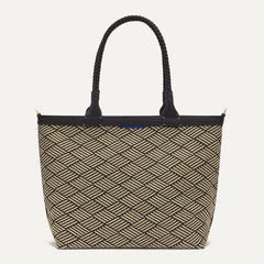 The Lightweight Zip Tote - Polar Zig Zag