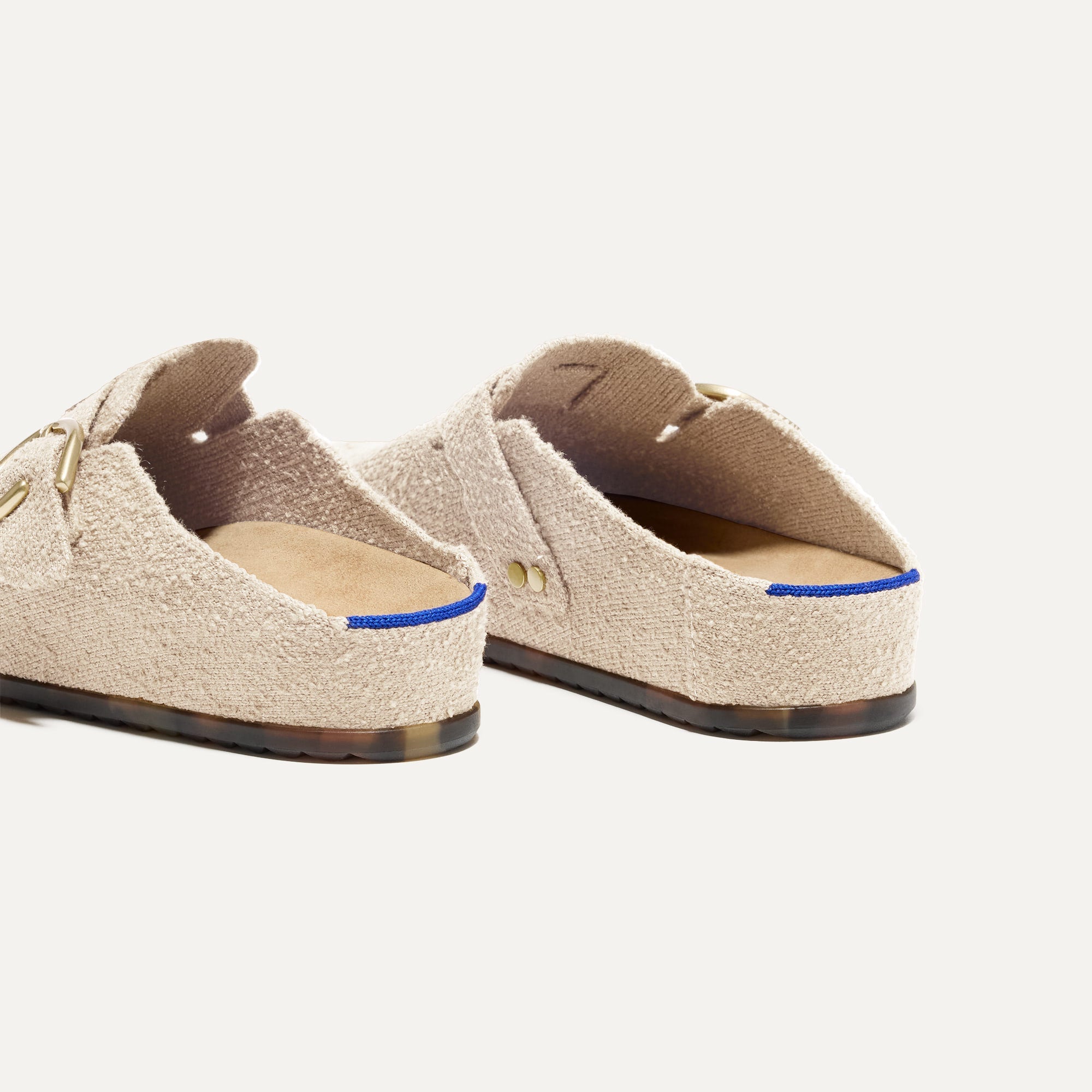 The Buckle Clog - Honeybun Bouclé