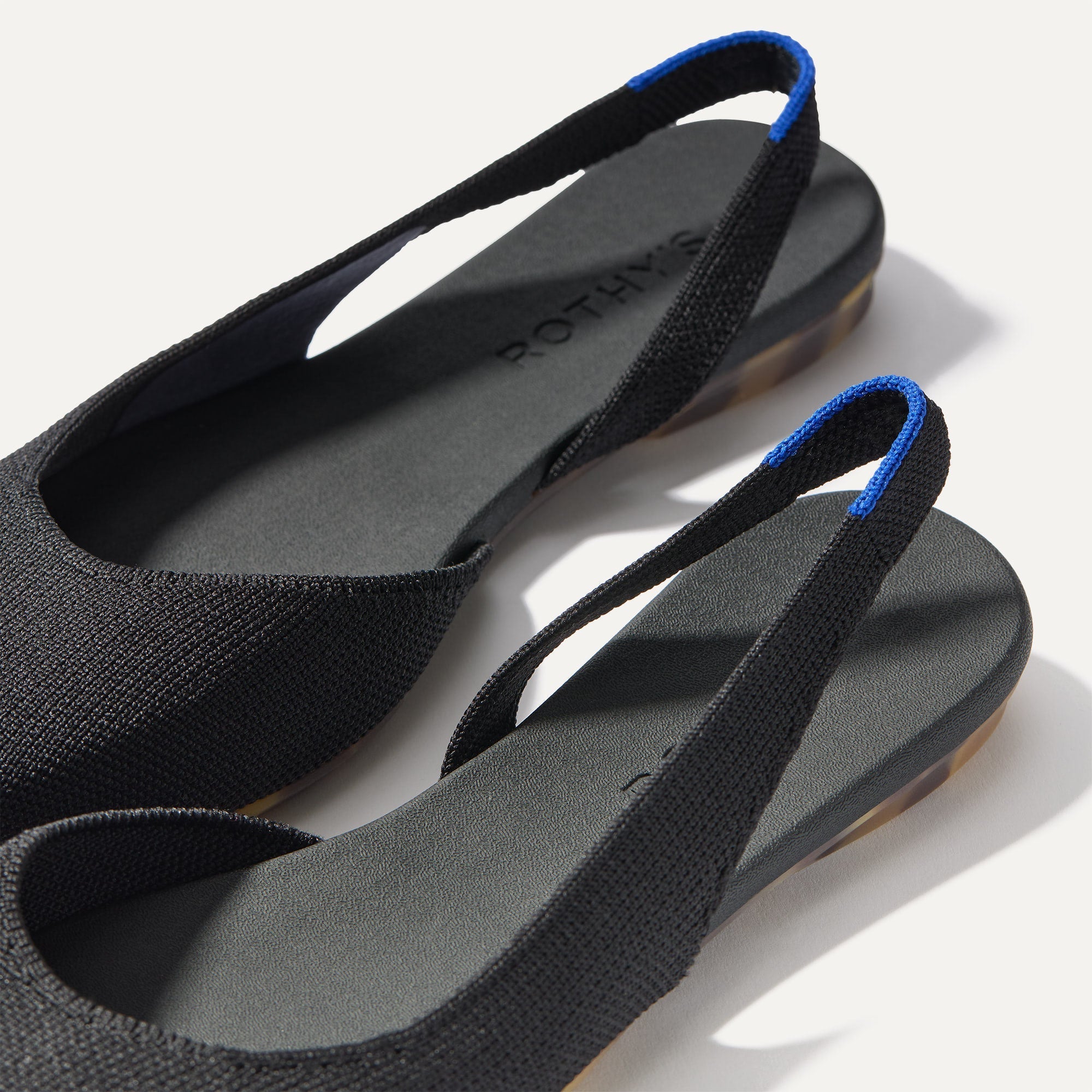 The Almond Slingback - Black