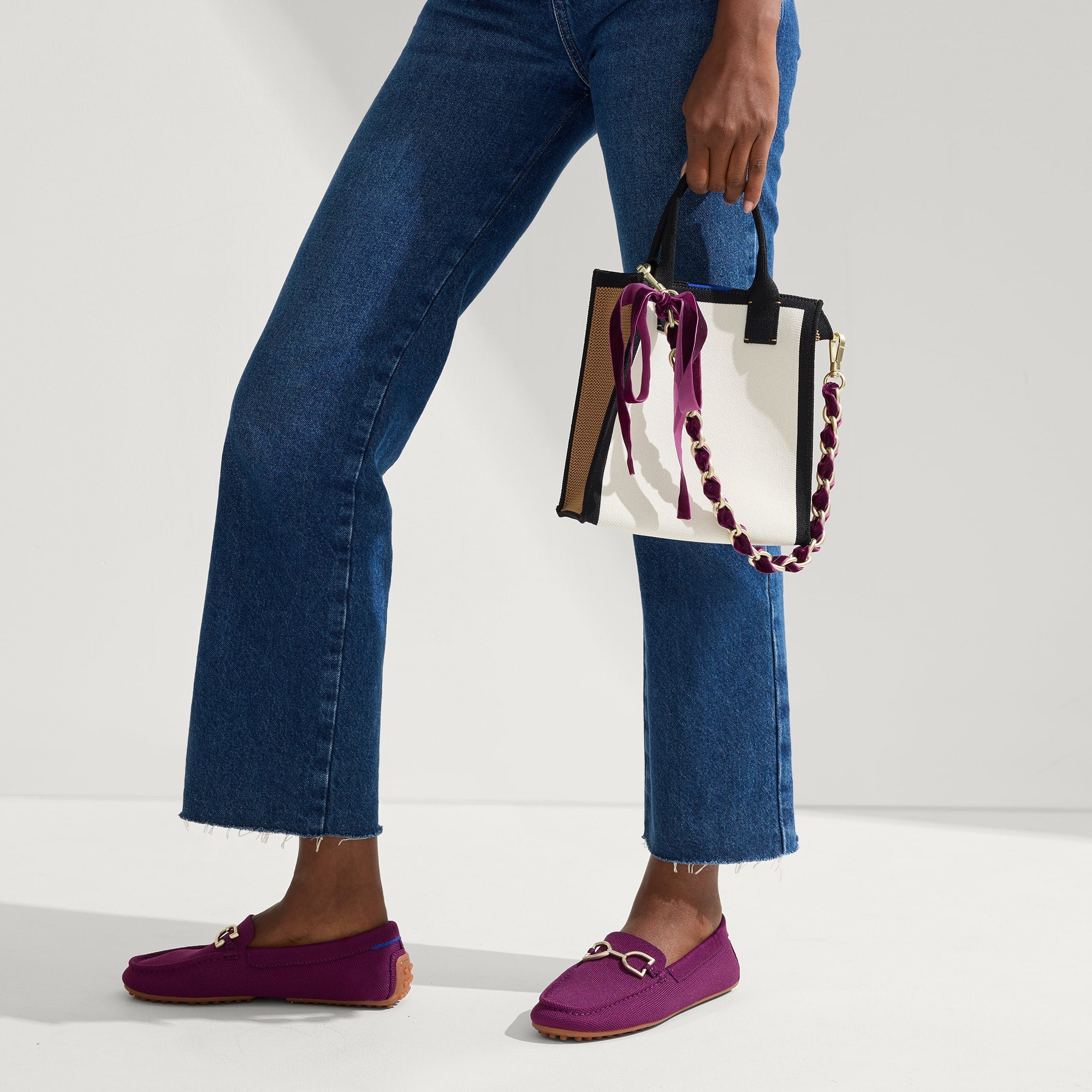 The Shoulder Strap - Velvet Plum Chain