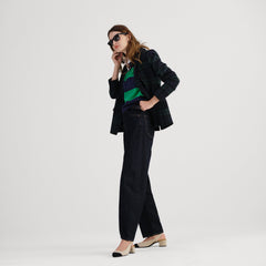 The Heel Ballet Slingback - Pearl Tweed