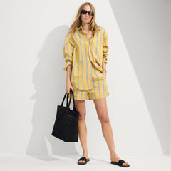 The Lightweight Tote - Black Crochet