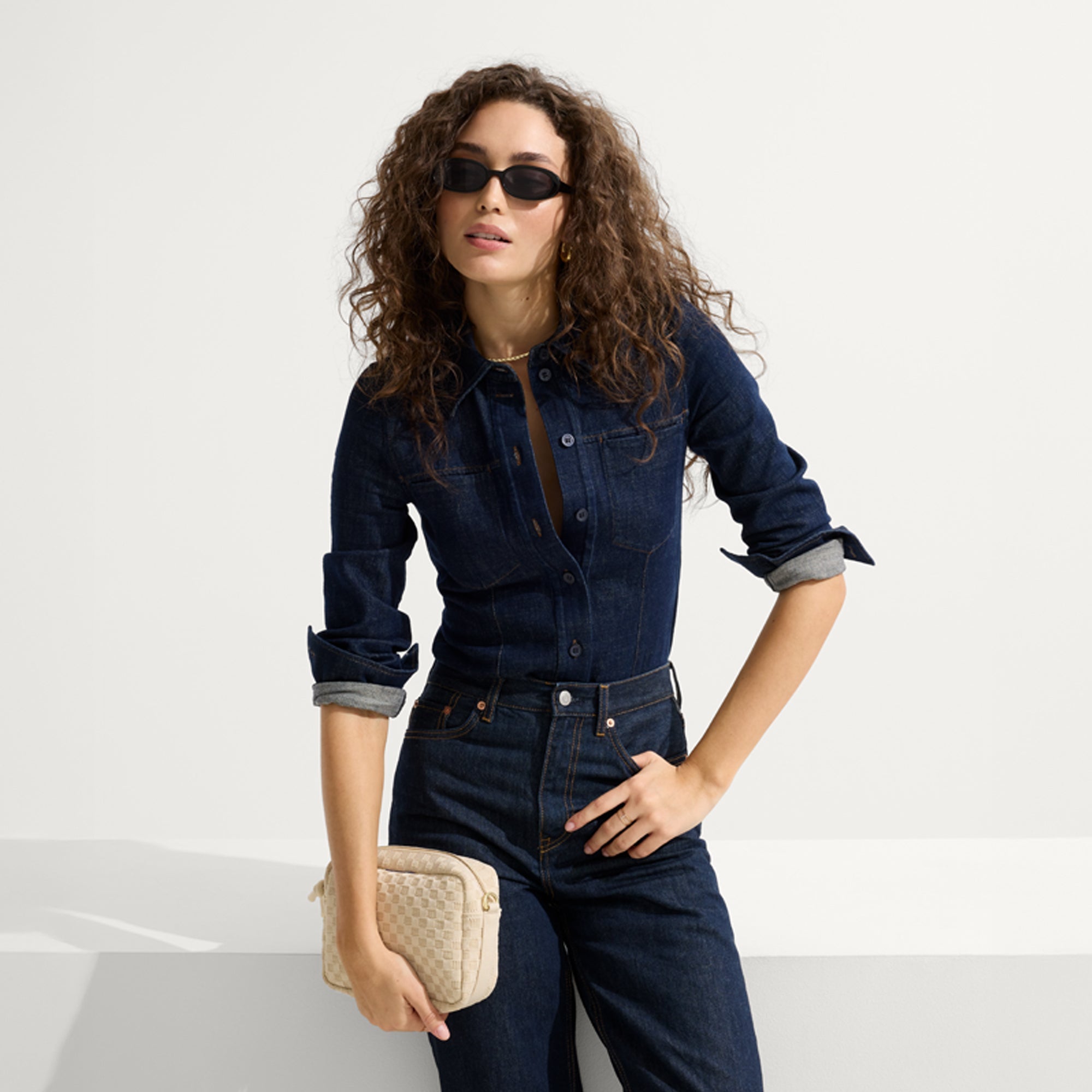 The Crossbody Camera Bag - Sesame