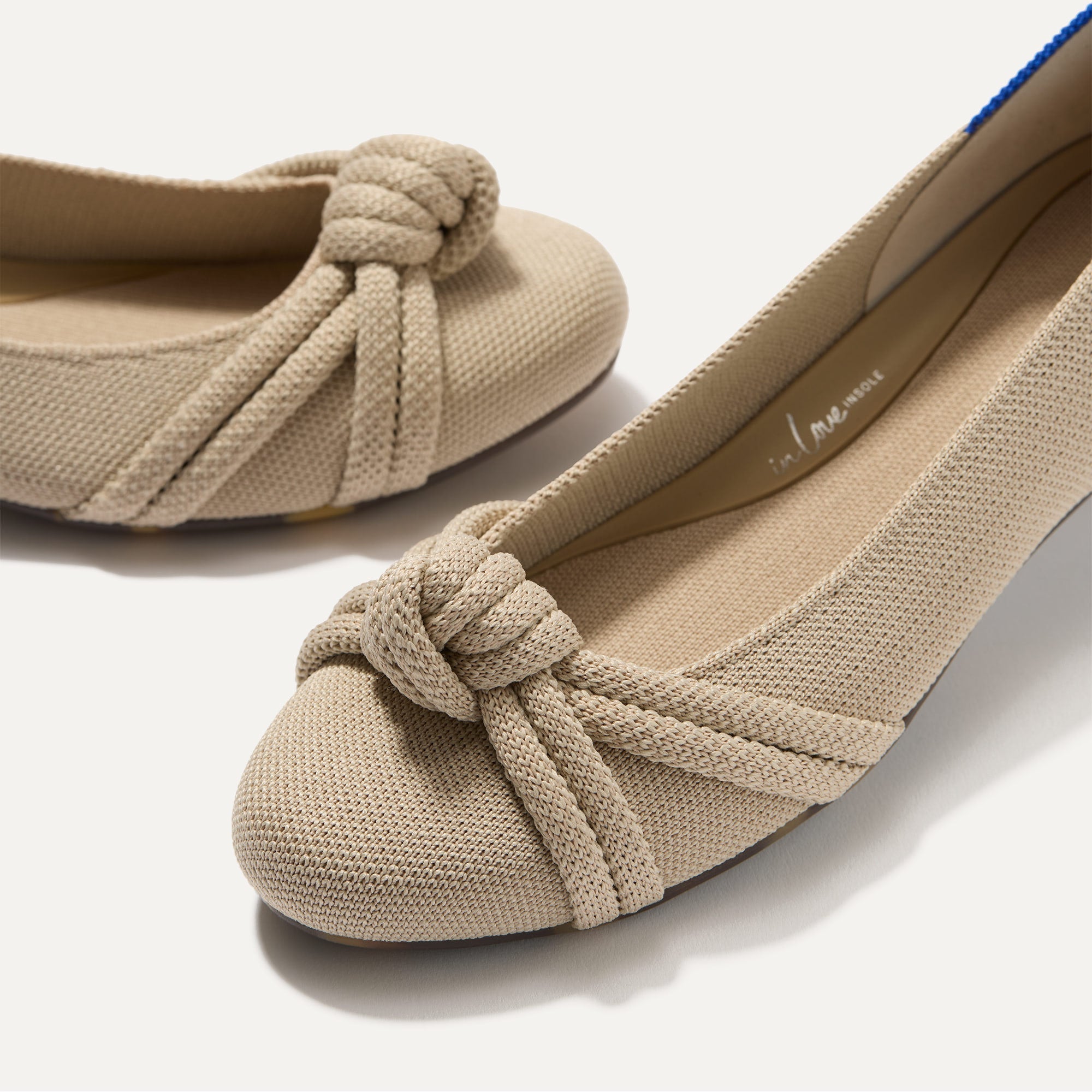 The Knot Ballet Flat - Ecru