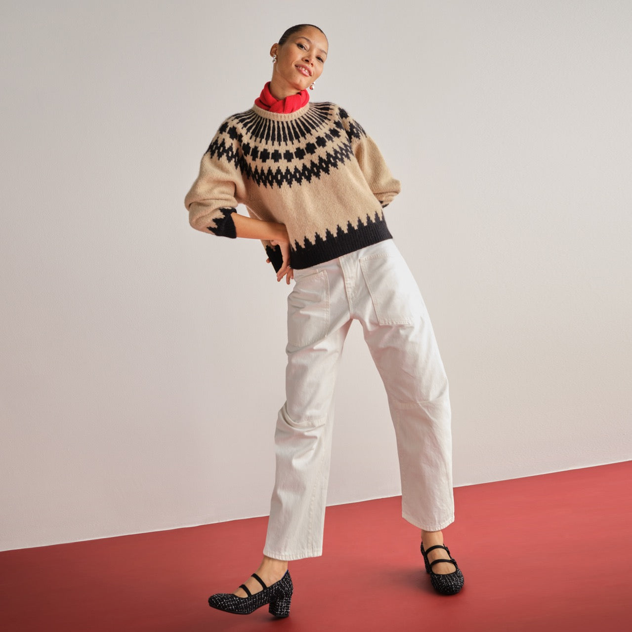 The Double Buckle Mary Jane Heel - Twilight Tweed