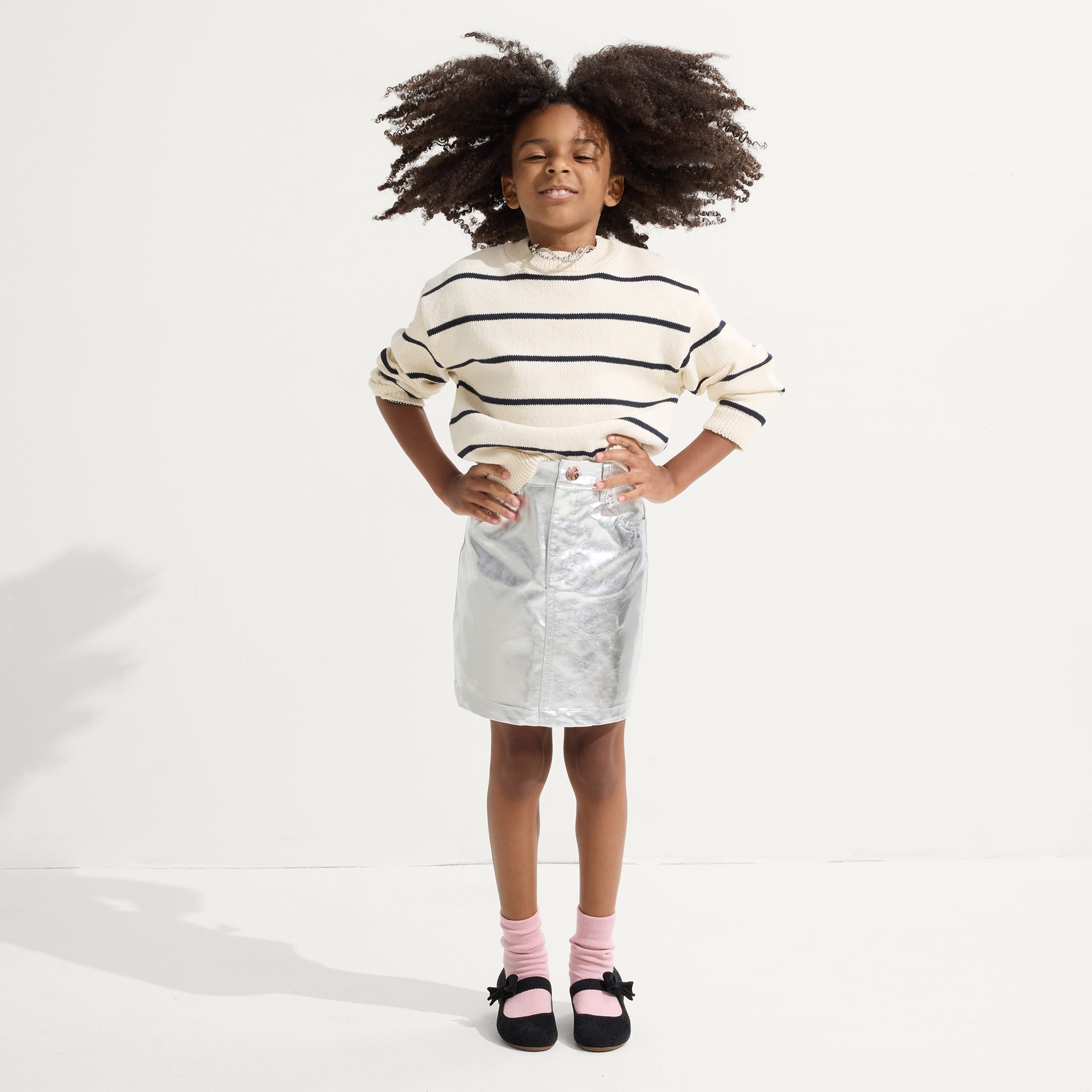 The Kids ReVelvet™ Tux Bow Mary Jane - ReVelvet™ Black