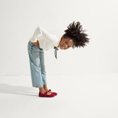 The Kids ReVelvet™ Tux Bow Mary Jane - ReVelvet™ Ruby